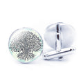 Time Stone Simple Tree Of Life Cufflinks