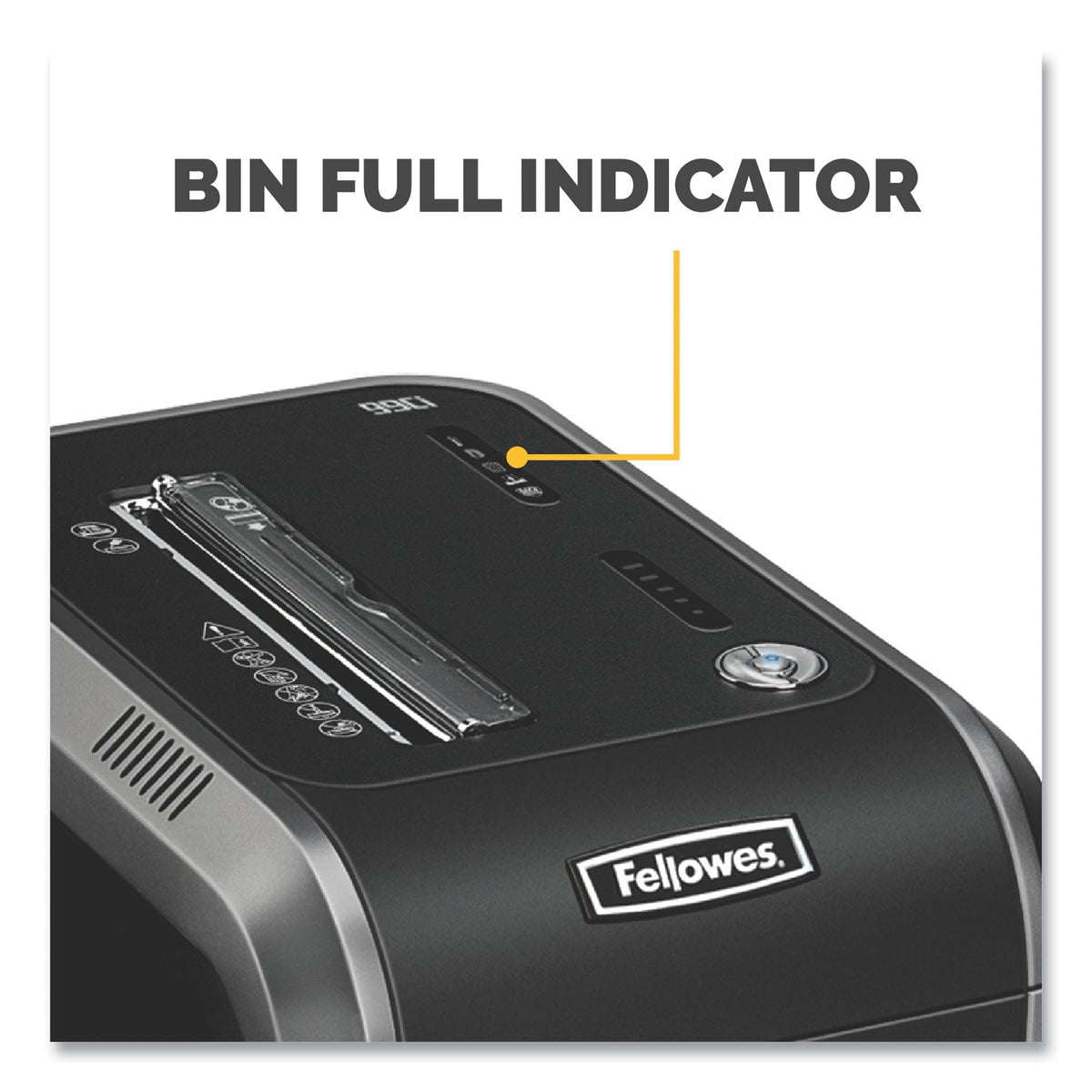 Fellowes Powershred 99Ci 100% Jam Proof Cross-Cut Shredder, 18 Manual Sheet Capacity
