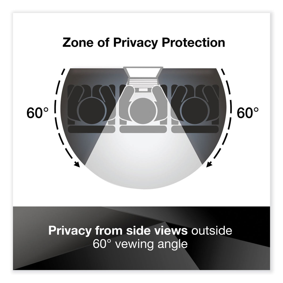 3M COMPLY Magnetic Attach Privacy Filter for 23.8" Widescreen Monitor, 16:9 Aspect Ratio