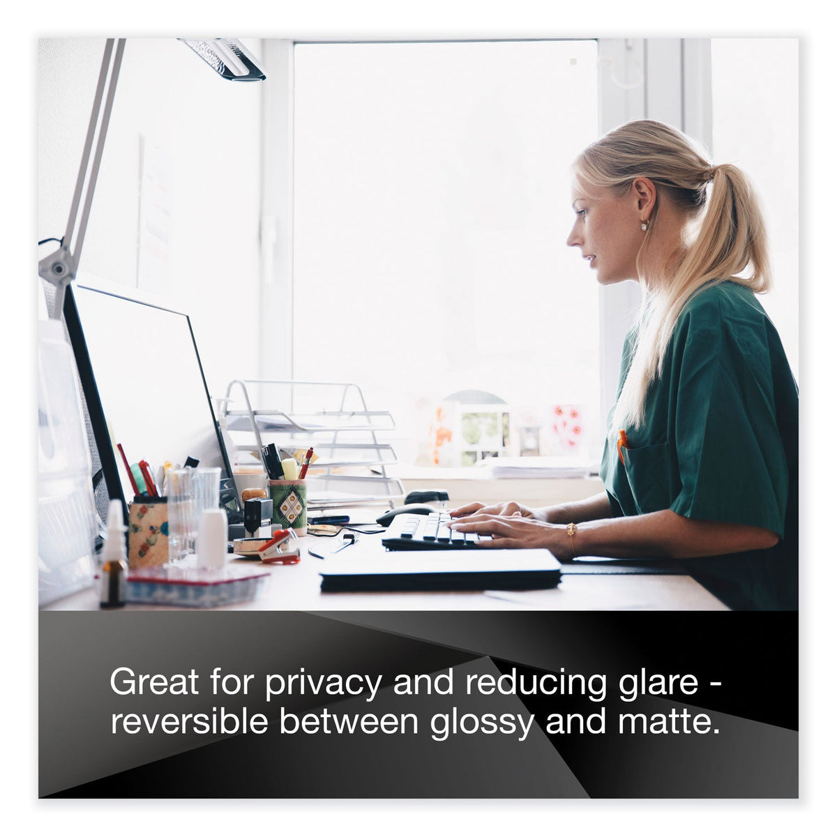 3M COMPLY Magnetic Attach Privacy Filter for 23.8" Widescreen Monitor, 16:9 Aspect Ratio