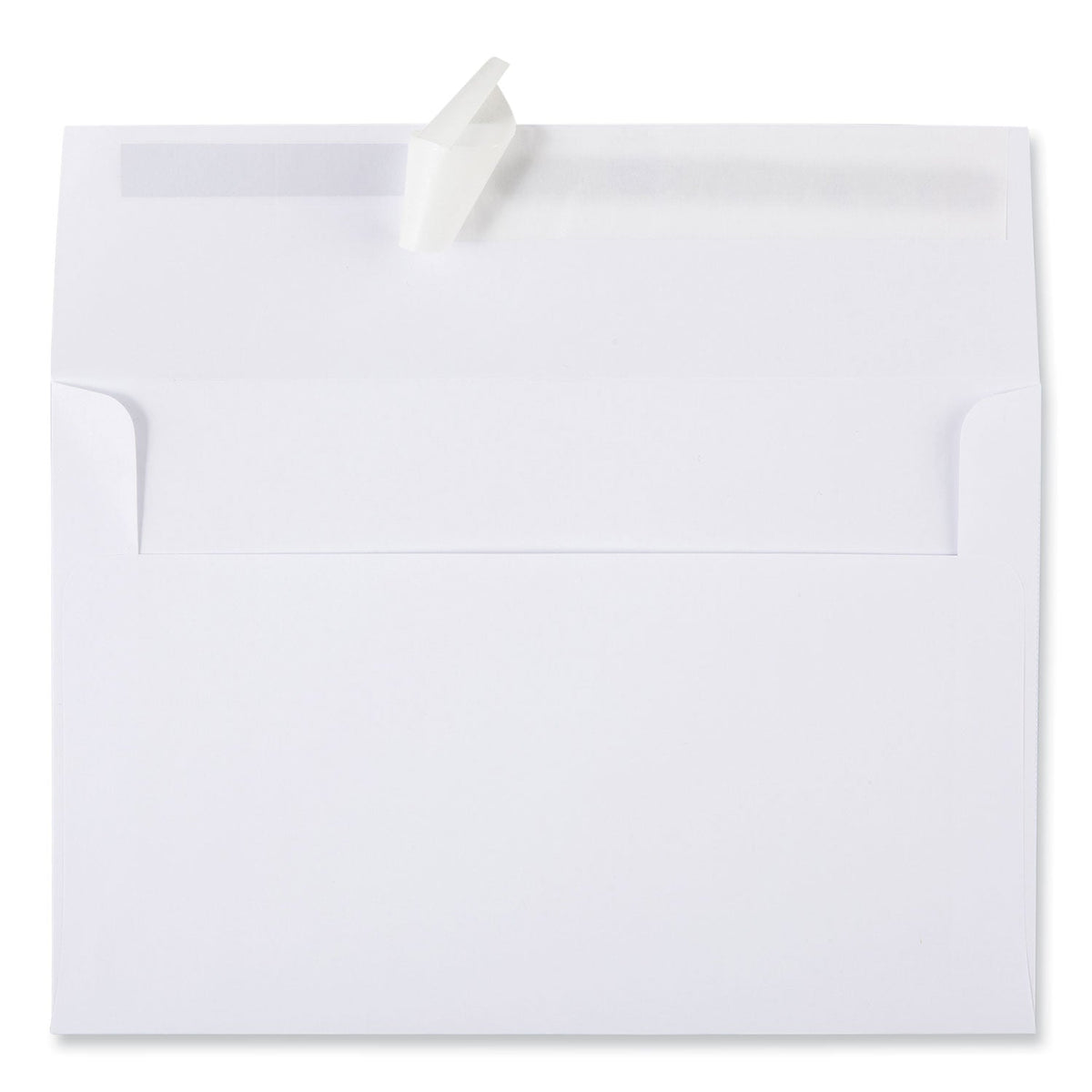 Universal Peel Seal Strip Business Envelope, #A9, Square Flap, Self-Adhesive Closure, 5.74 x 8.75, White, 100/Box