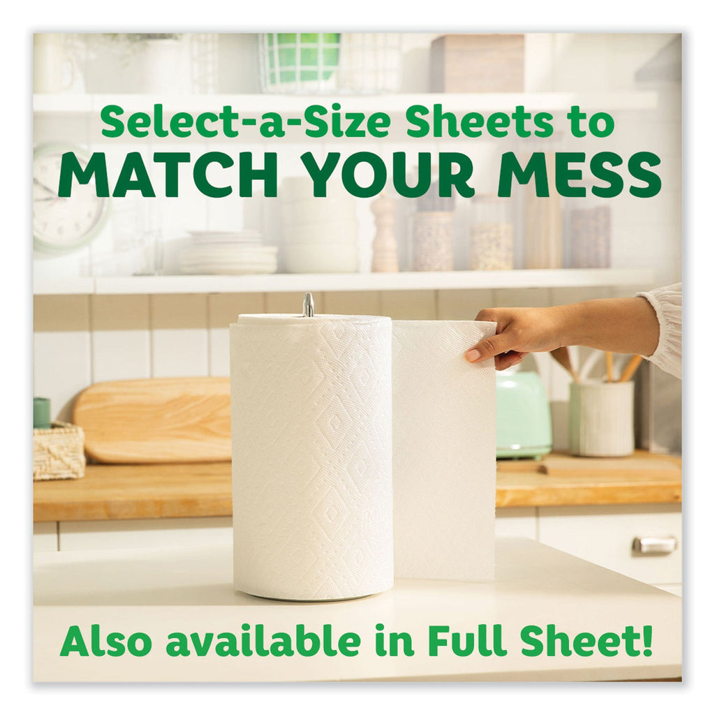 Bounty Select-a-Size Kitchen Roll Paper Towels, 2-Ply, 5.9 x 11, White, 74 Sheets/Roll