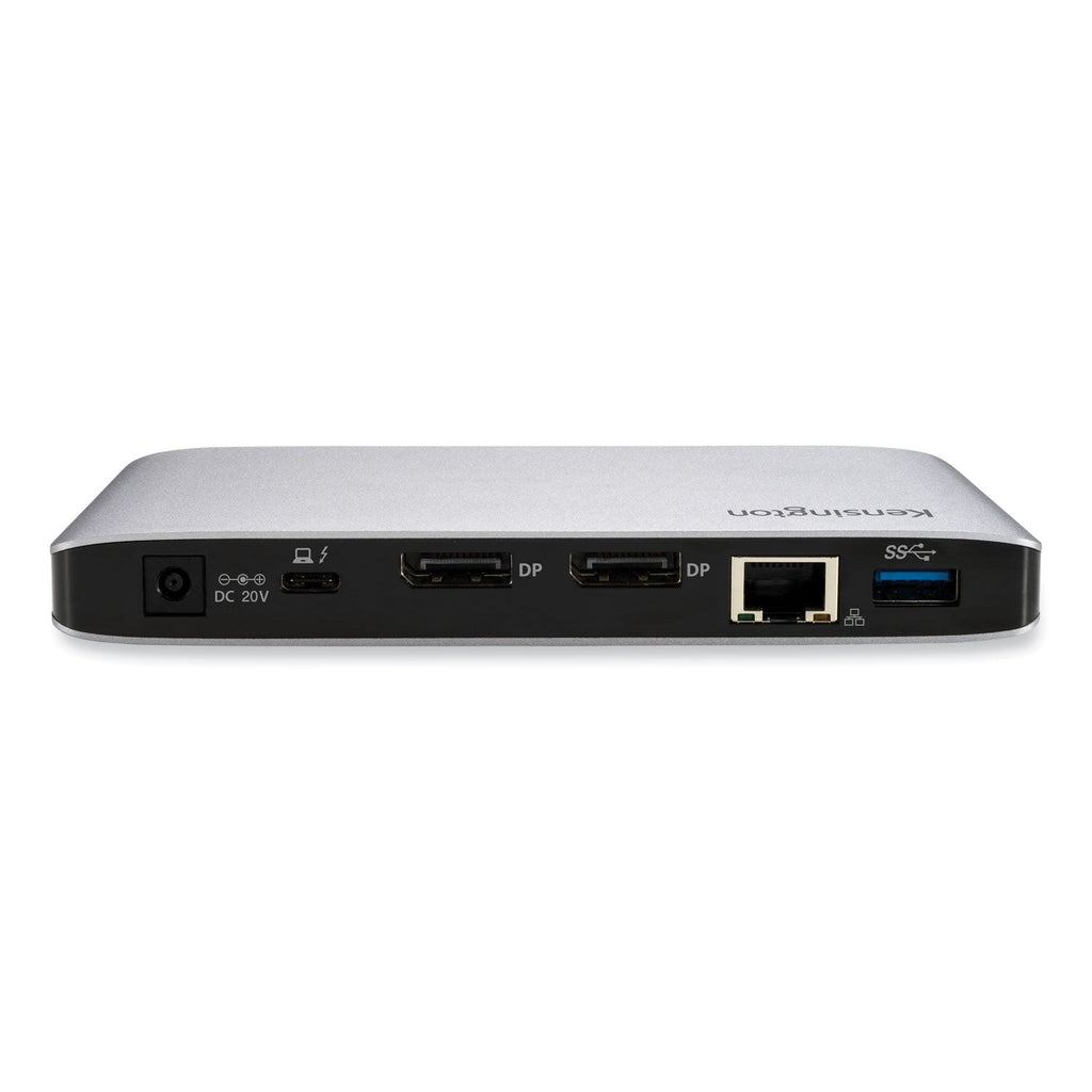 Kensington SD2480T Thunderbolt 3 Dual 4K Docking Station, Silver/Black