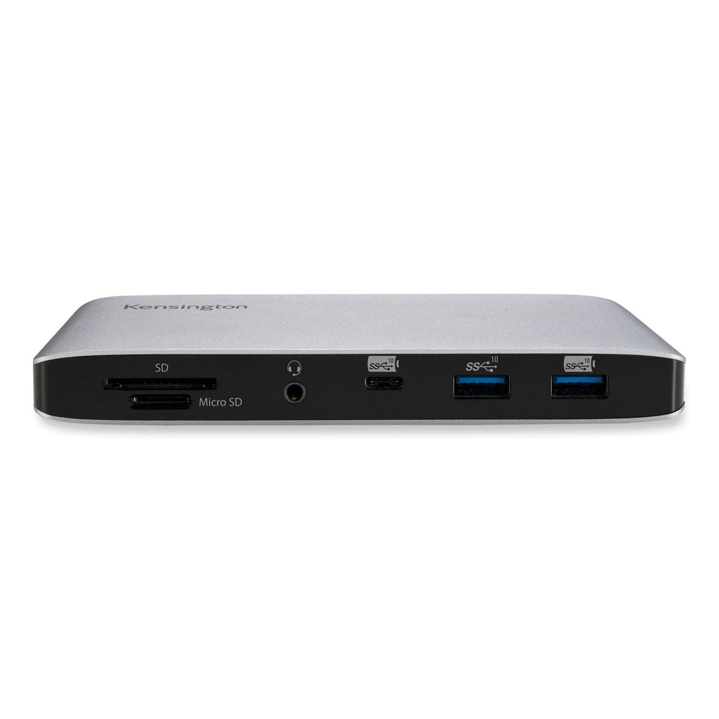 Kensington SD2480T Thunderbolt 3 Dual 4K Docking Station, Silver/Black