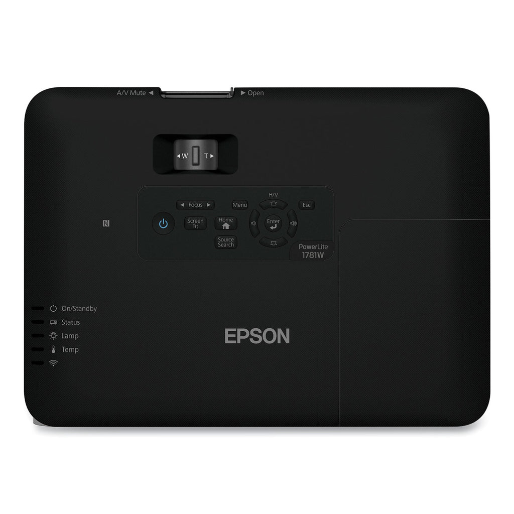 Epson PowerLite 1781W Wireless WXGA 3LCD Projector,3200 Lm,1280 x 800 Pixels,1.2x Zoon
