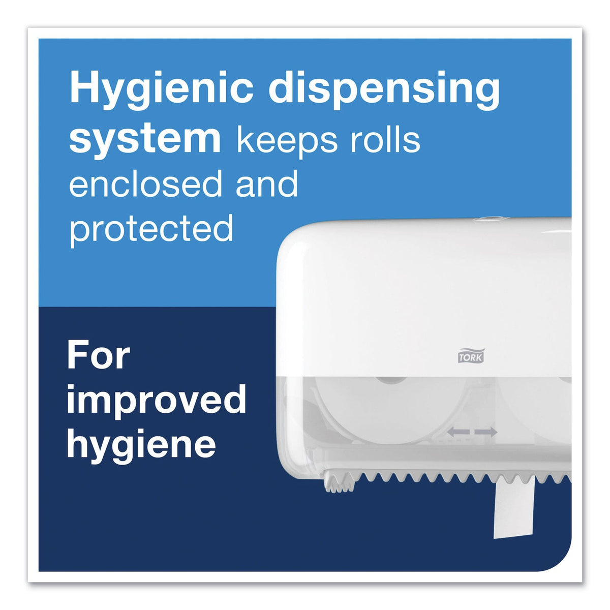 Tork Advanced High Capacity Bath Tissue, Septic Safe, 2-Ply, Coreless, White, 1,000 Sheets/Roll, 36 Rolls/Carton