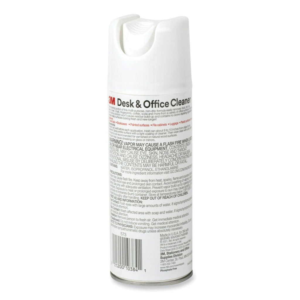 3M Desk and Office Spray Cleaner, 15 oz Aerosol Spray