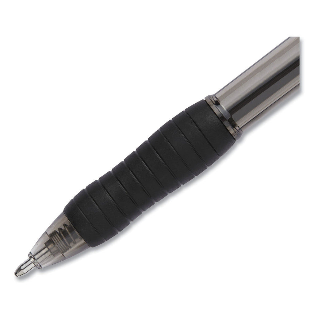 Paper Mate Profile Ballpoint Pen Value Pack, Retractable, Bold 1.4 mm, Black Ink, Smoke Barrel, 36/Box