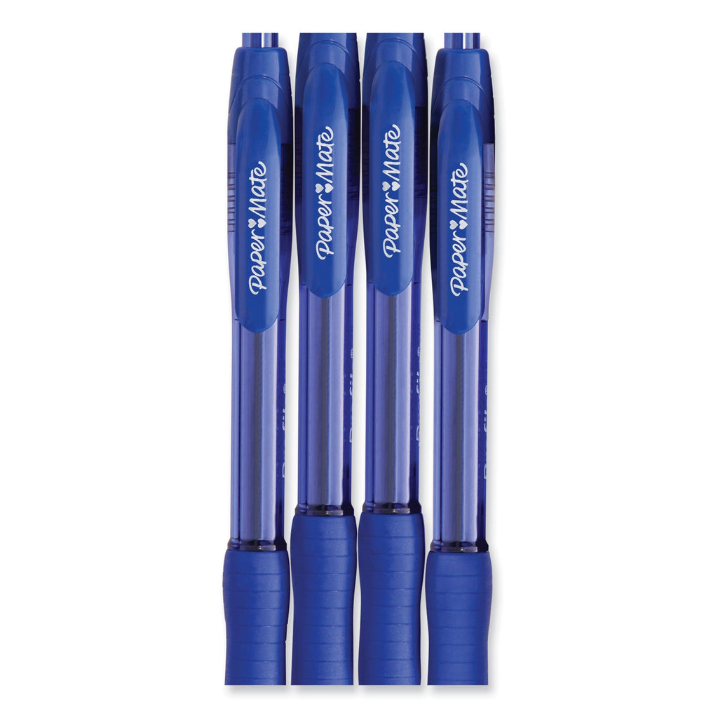 Paper Mate Profile Ballpoint Pen, Retractable, Bold 1.4 mm, Blue Ink, Blue Barrel, 36/Pack