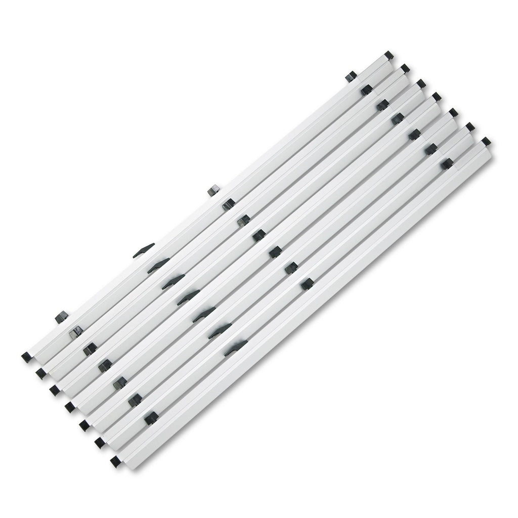 Safco Sheet File Hanging Clamps, 100 Sheets Per Clamp, 42" Length, 6/Carton