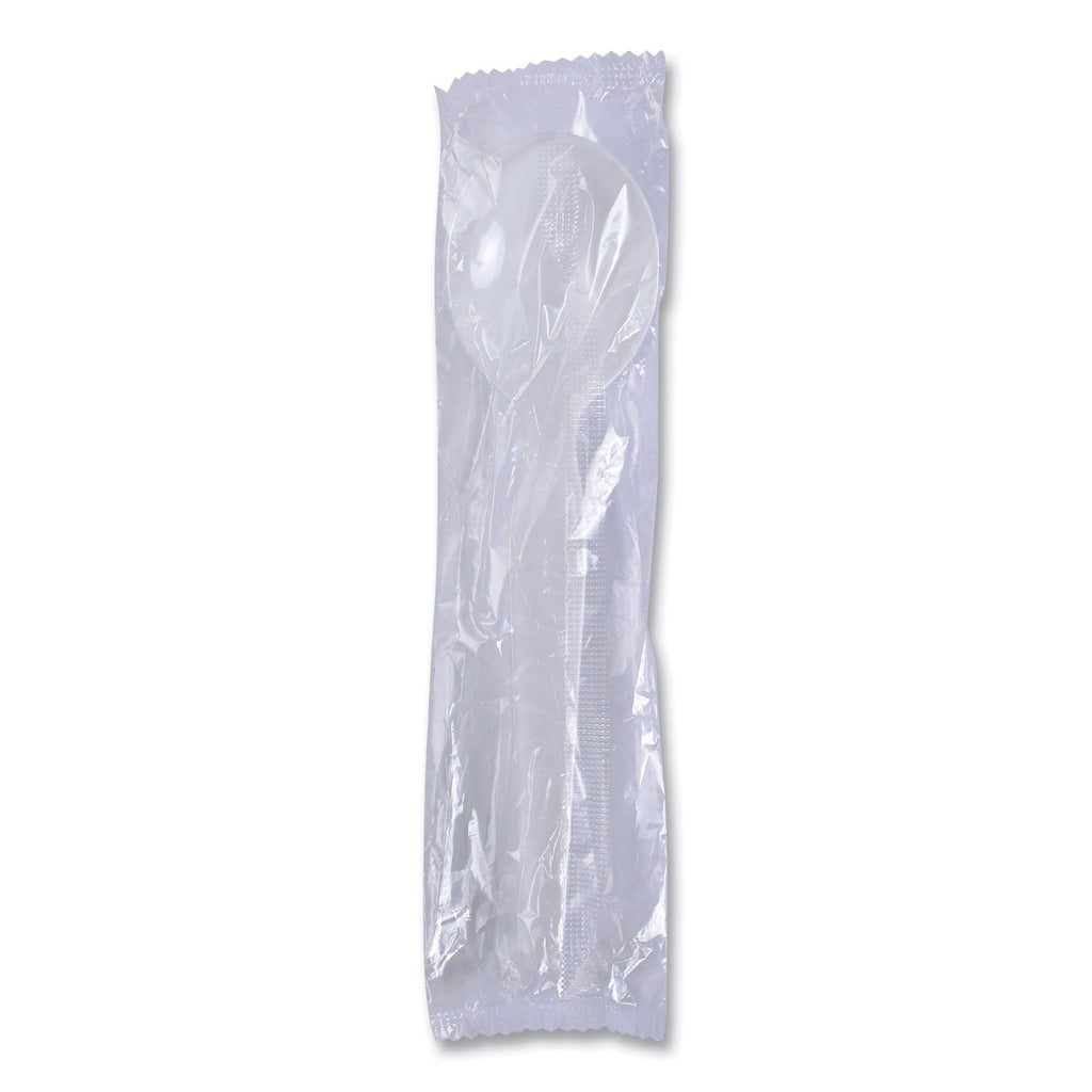 Boardwalk Heavyweight Polystyrene Cutlery, Soup Spoon, White, 1000/Carton