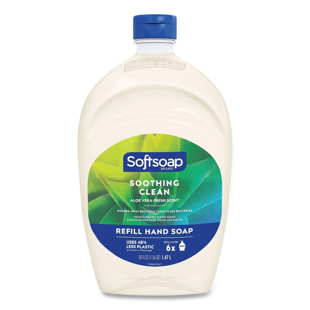 Softsoap Moisturizing Hand Soap Refill with Aloe, Fresh, 50 oz