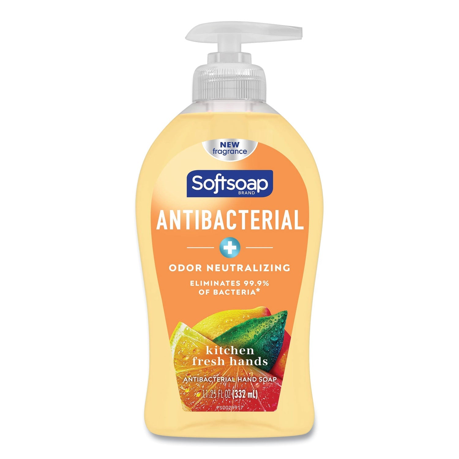Softsoap Antibacterial Hand Soap, Citrus, 11.25 oz Pump Bottle, 6/Carton