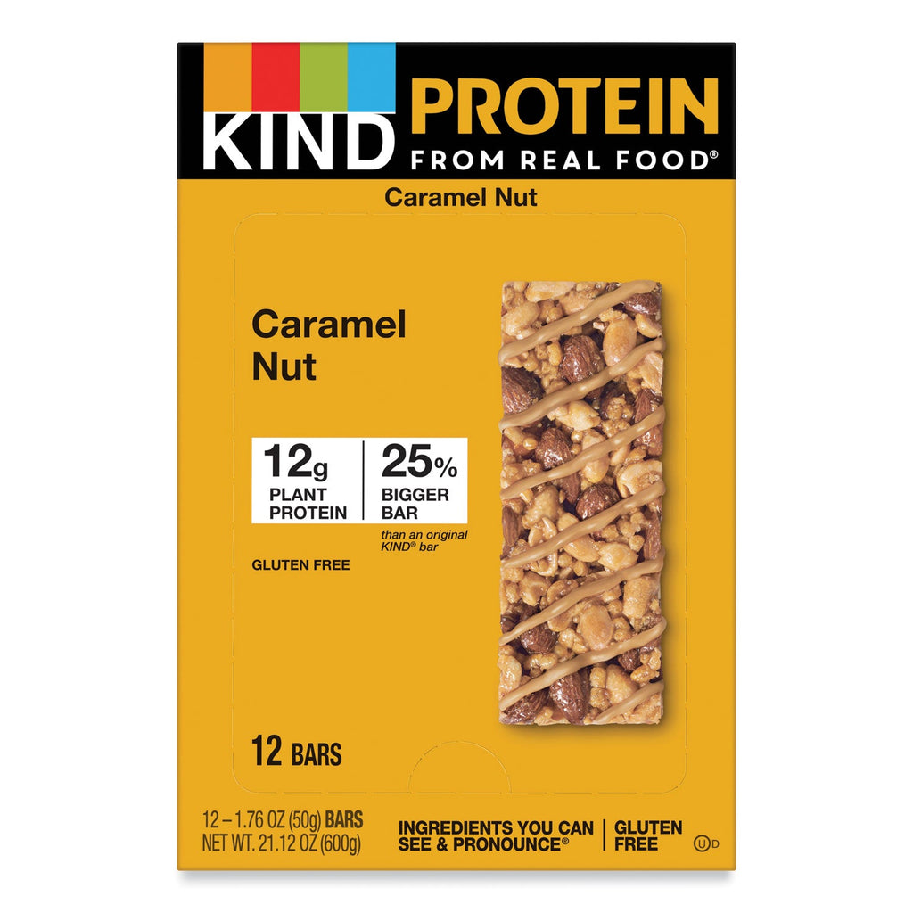 KIND Protein Bars, Toasted Caramel Nut, 1.76 oz, 12/Pack