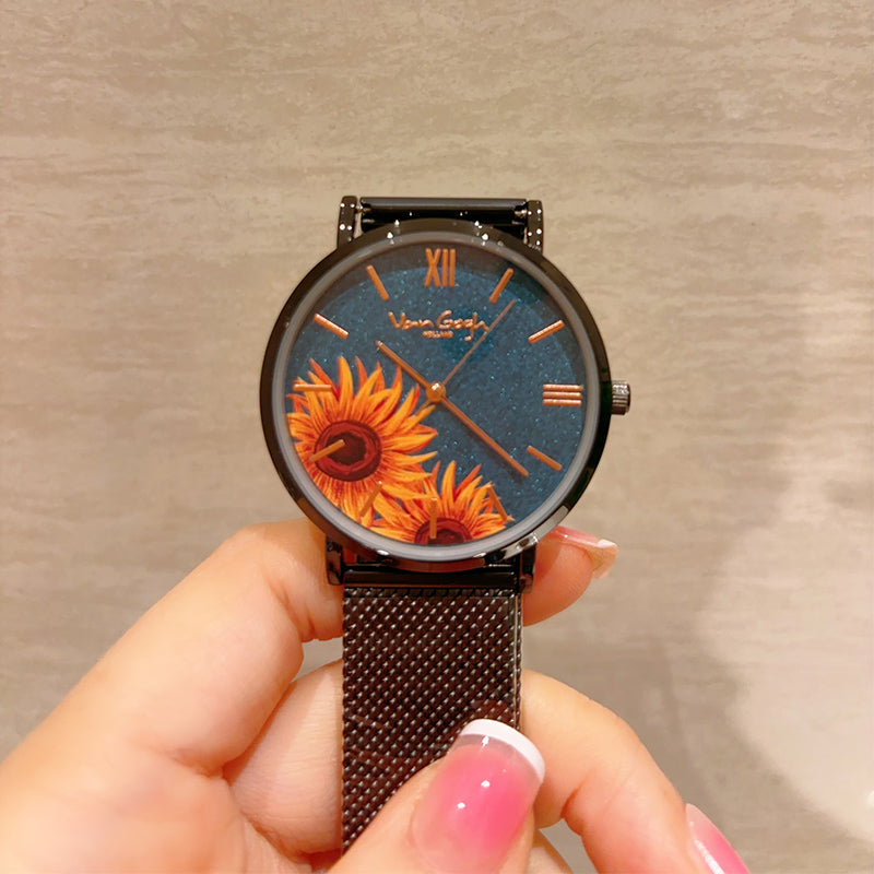 Van Gogh Sunflower Quartz Watch