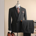 Men Taupe Shawl Lapel One Button 2 Pieces Suit Blazer & Pants Set