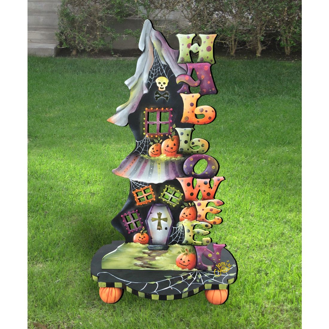 Halloween "Candle Holder" Outdoor Décor by Jamie Mills-Price - Thanksgiving Halloween Décor - 8457402F