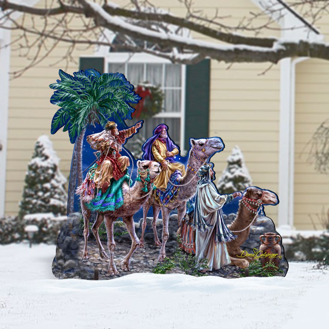 Miracle Outdoor Nativity Set  by D. Gelsinger - Nativity Holiday Décor - 8461041F-S3-1201