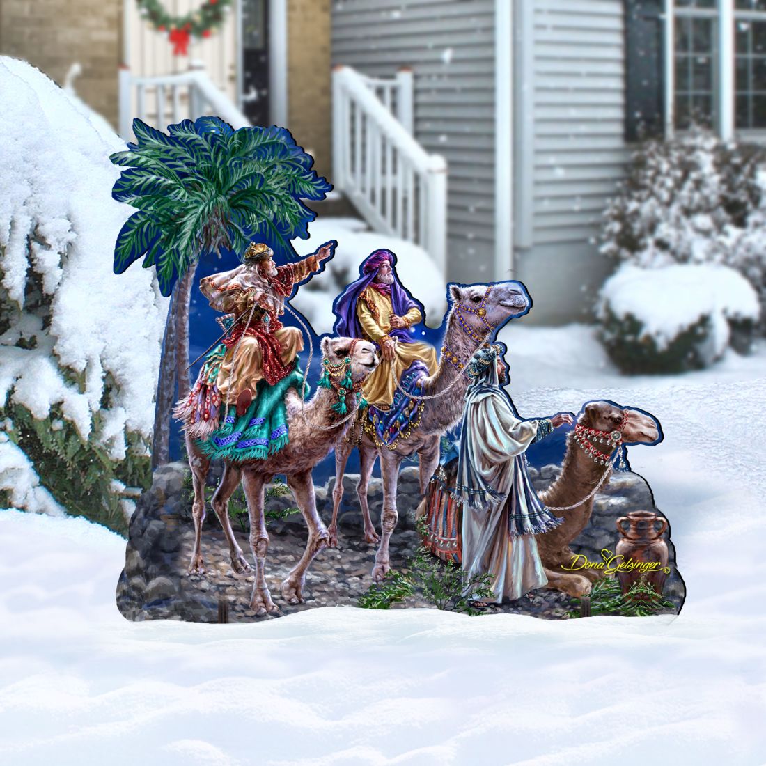 Miracle Outdoor Nativity Set  by D. Gelsinger - Nativity Holiday Décor - 8461041F-S3-1201
