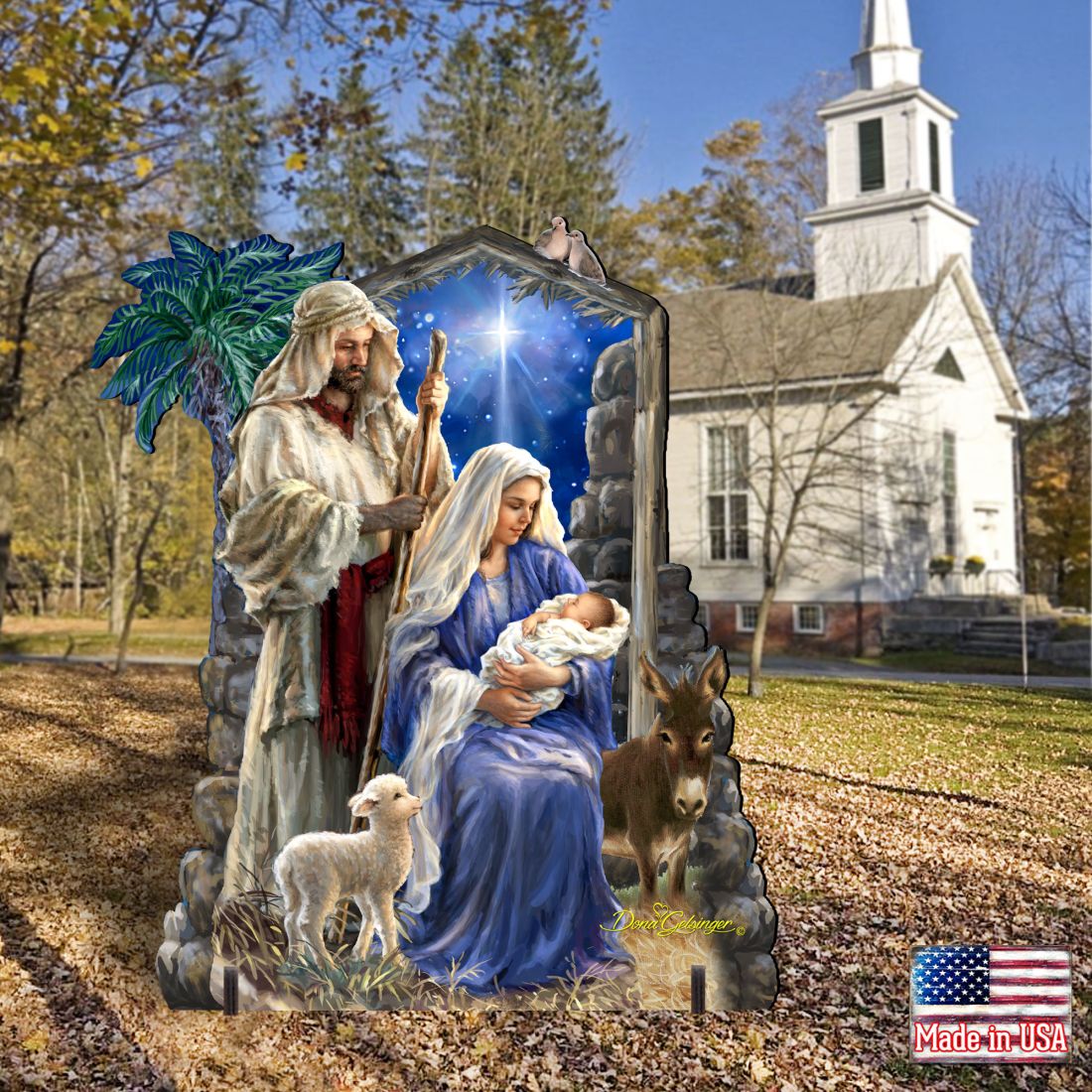 Miracle Outdoor Nativity Set  by D. Gelsinger - Nativity Holiday Décor - 8461041F-S3-1201