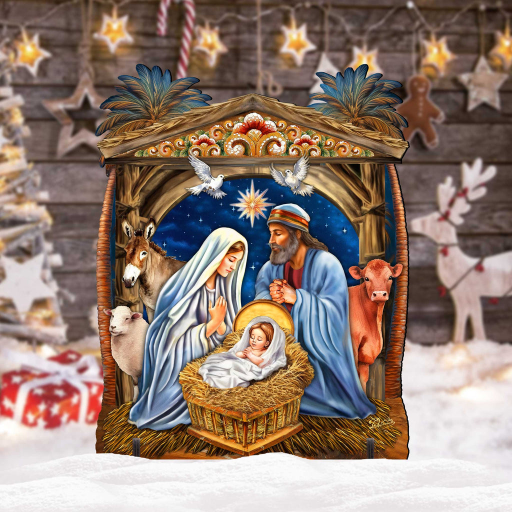 Nativity Outdoor Décor Yard Décor by G. Debrekht - Nativity Holiday Décor - 852761F