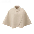 Versatile Loose-Fit Womens Knitted Cape