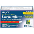 Major 24 Hour Allergy Relief Tablets, Compare To Claritin