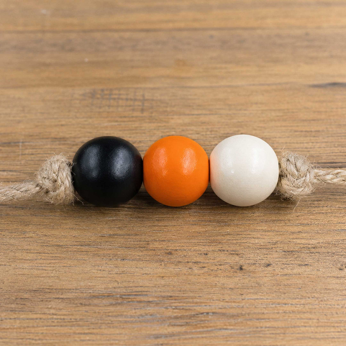 Jack-O’-Lantern Halloween Wooden Garland with 5 Hanging Pumpkin Decorations – 862109-S5