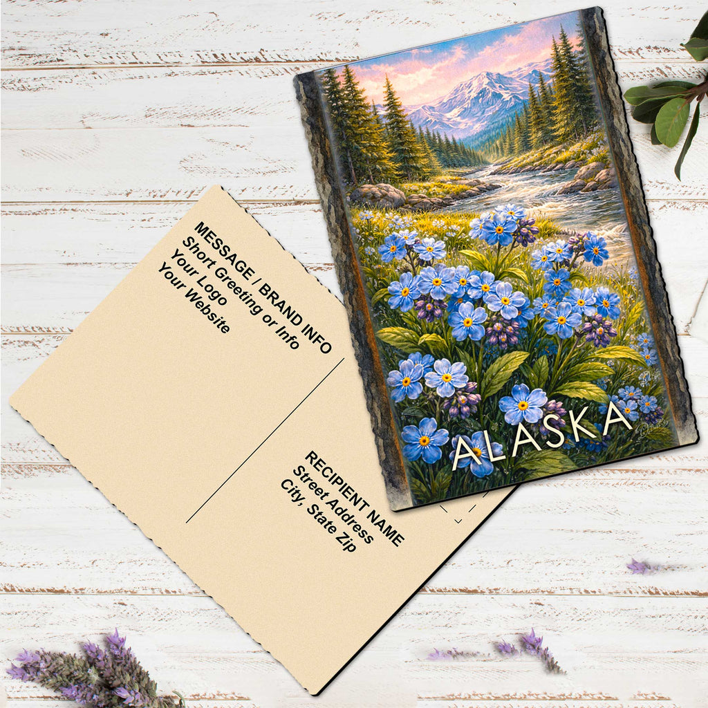 Northern Mountain Wildflower Greeting Card by G. Debrekht - 97108GC