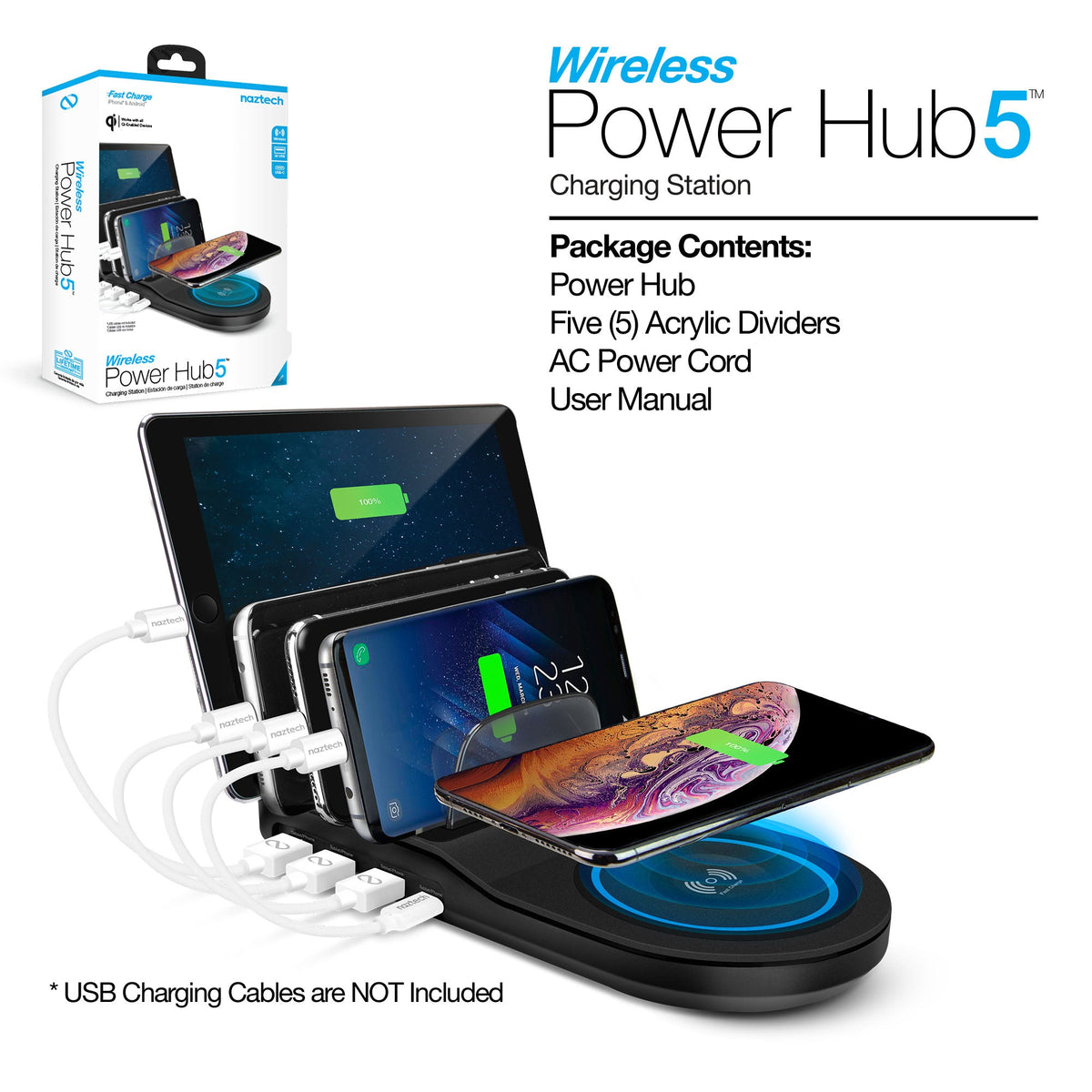Naztech Wireless Power Hub 5