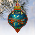Ketchikan Alaska Wooden Christmas Ornament – Salmon Capital Holiday Keepsake – 8710154