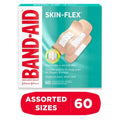 Band-Aid Brand Skin-Flex Adhesive Bandages – 60 Count (Assorted)