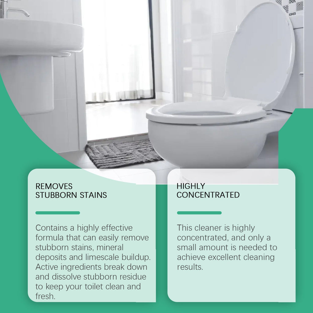 Toilet Toilet Decontamination Cleaner, Multi-Effect Dirt Dissolver Toilet Tile Cement Floor Decontamination