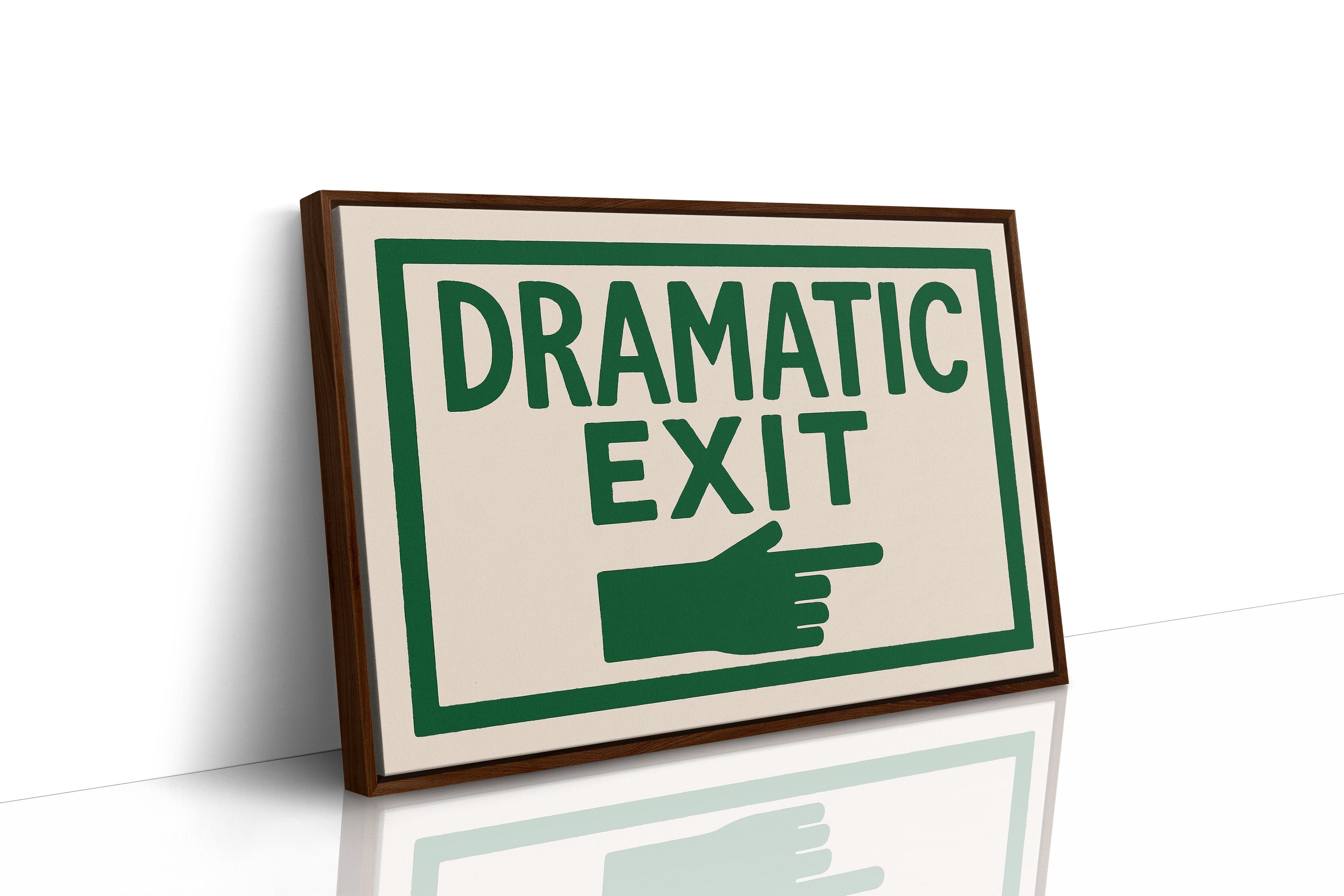Dramatic Exit (Stage Left)