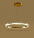 Living Room Crystal Chandelier Modern Style Electroplated Gold Creative