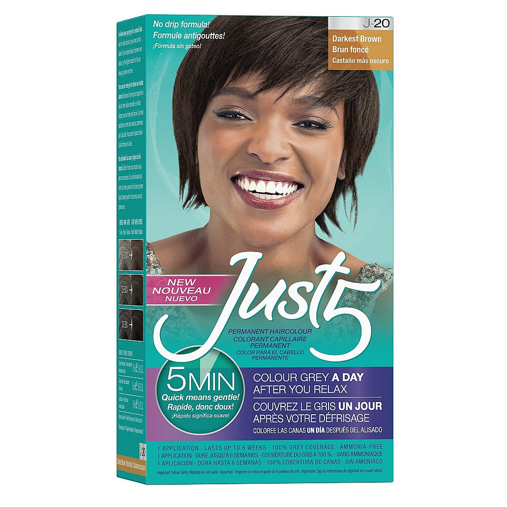 Just 5® Darkest Brown Hair Color Kit