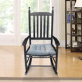 wooden porch rocker chair BLACK