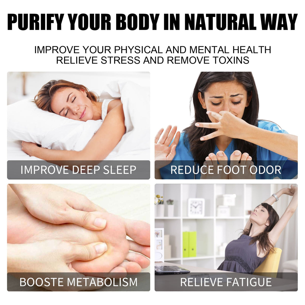 Bamboo Vinegar Sole Patch Gentle Clean Comfortable Massage Foot Relief Sole Discomfort Care Patch - Alibaba