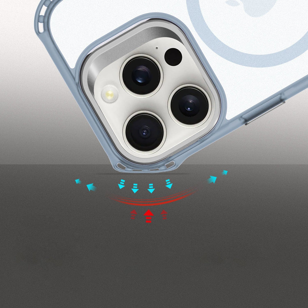 iPhone 16 Pro Clear Kickstand Case - Anti-Slip, Rugged, MagSafe | Venture Series