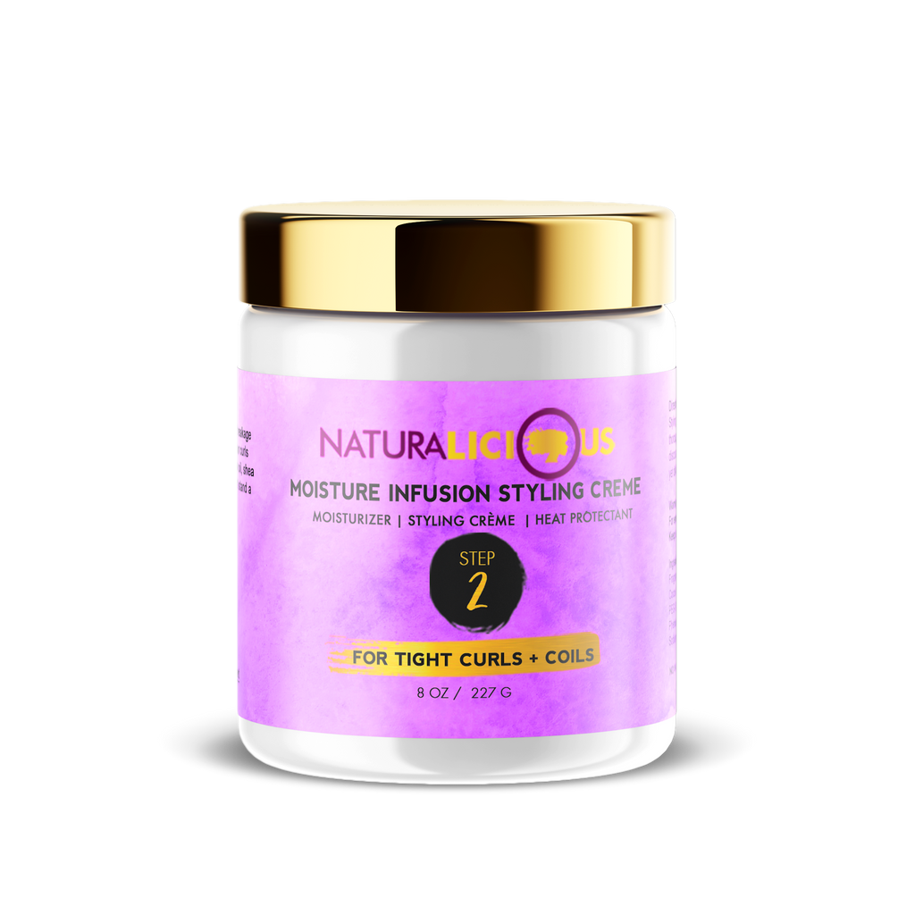 Step 2: Moisture Infusion Styling Creme (For Tight Curls)