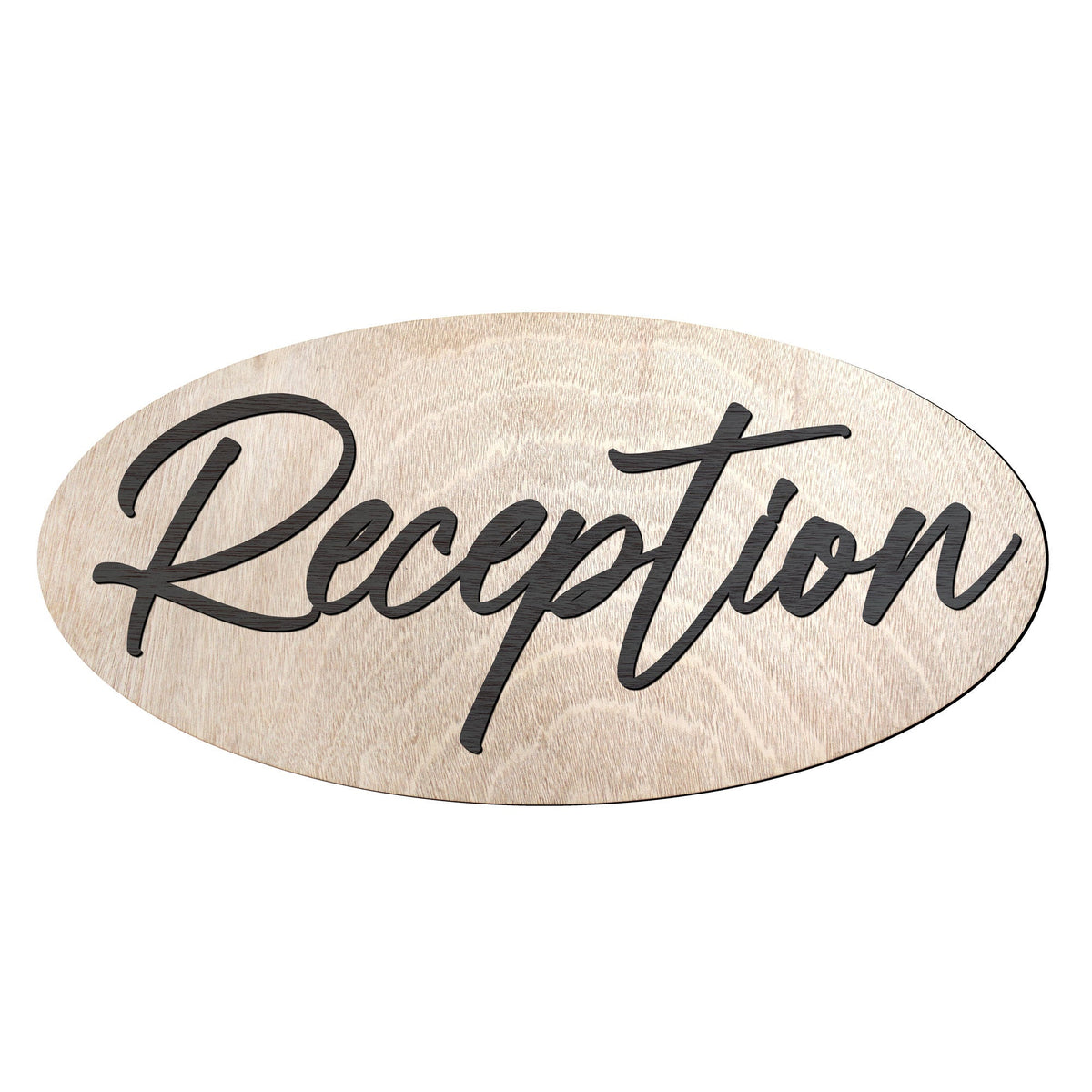 Reception sign, Front desk sign, Business sign, Made in the USA sign, Made from wood - 320333