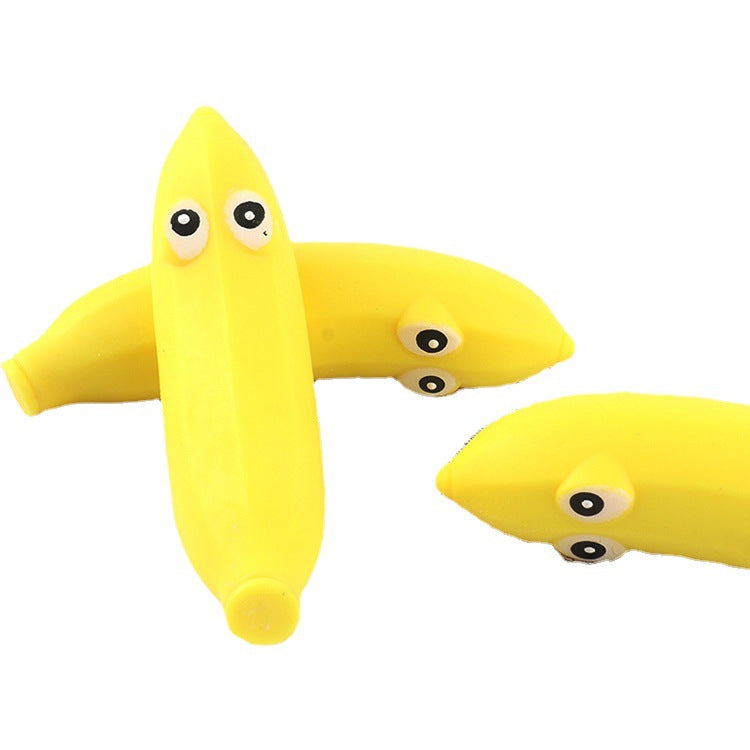 Banana Squishy Squeeze Toy – Creative Decompression Stress Relief Toy