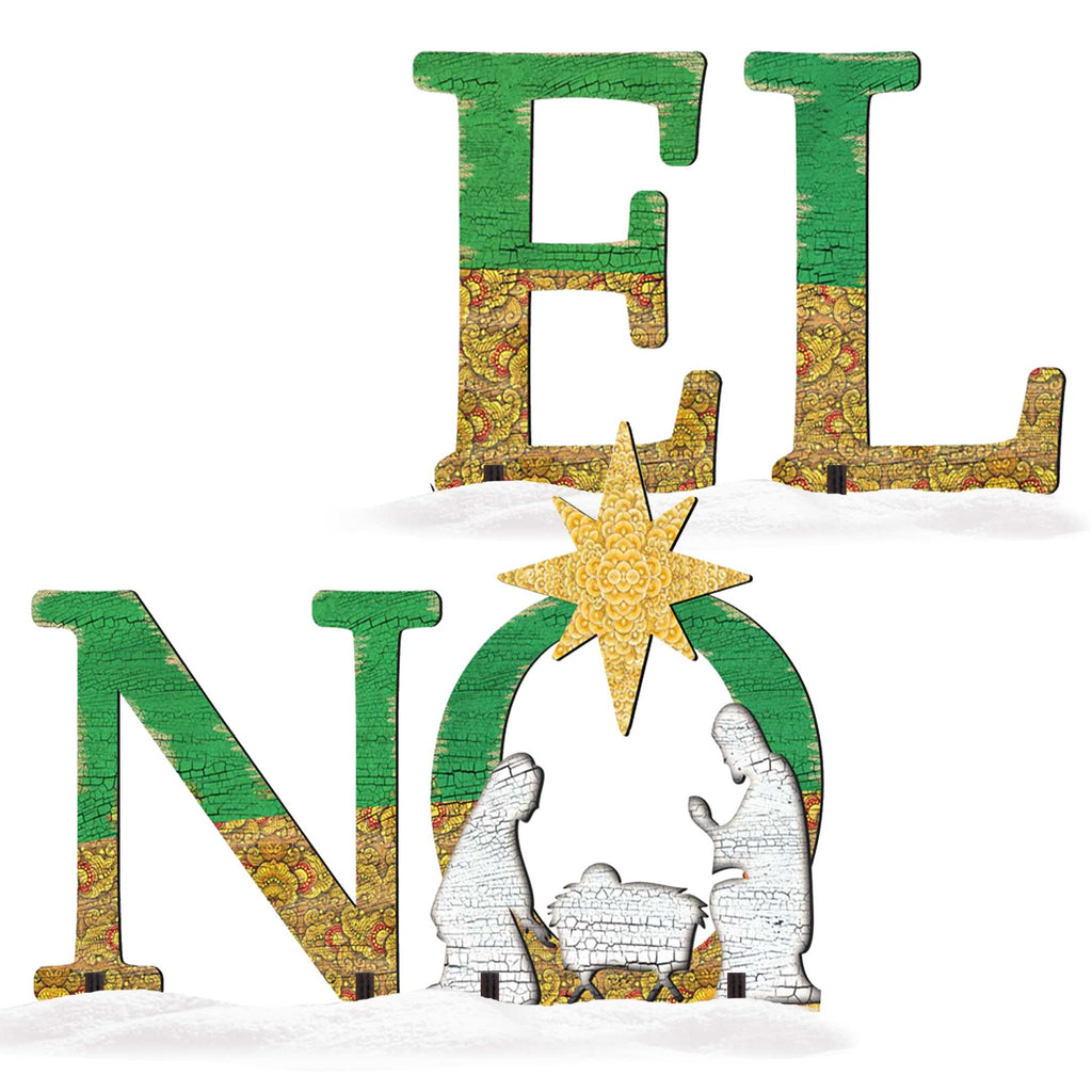 Noel Outdoor Nativity Set  by G. DeBrekht - Nativity Holiday Décor - 8121457F-S4L