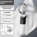 Foldable Neck Fan — 4000mAh, 6+ Speeds, Handheld or Wearable