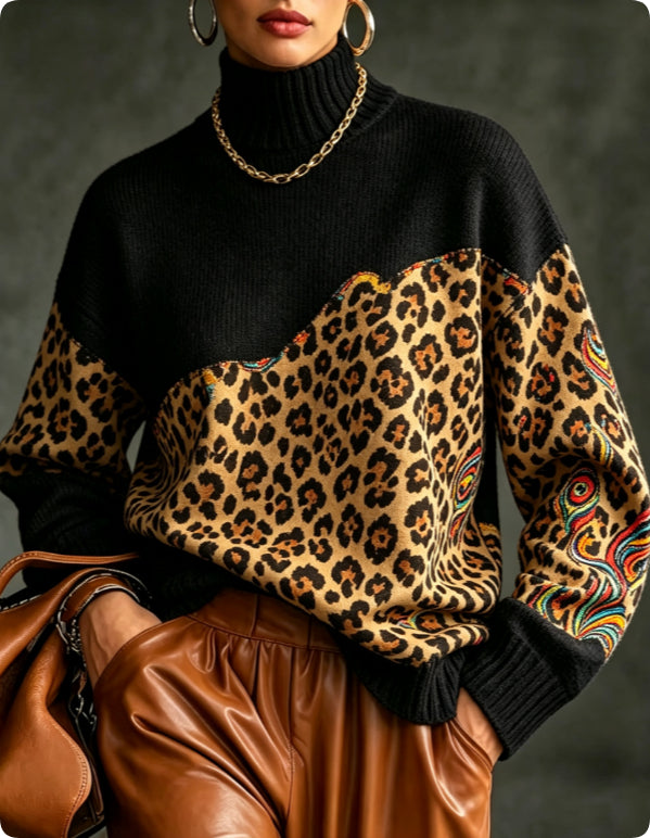 Womens Plus-Size Loose Sweater