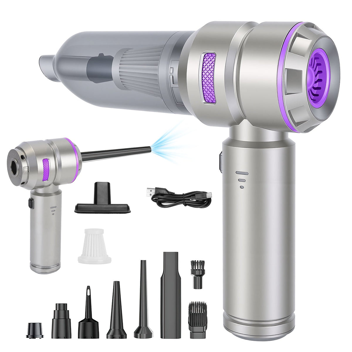 Cordless Handheld Vacuum Cleaner 16000PA with Brushless Motor