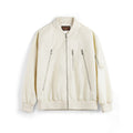 Casual White L2B Pilot Jacket Nylon Thin Baseball Uniform