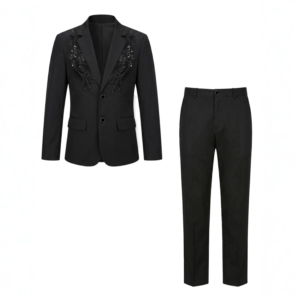 Mens Beaded Evening Suit Set