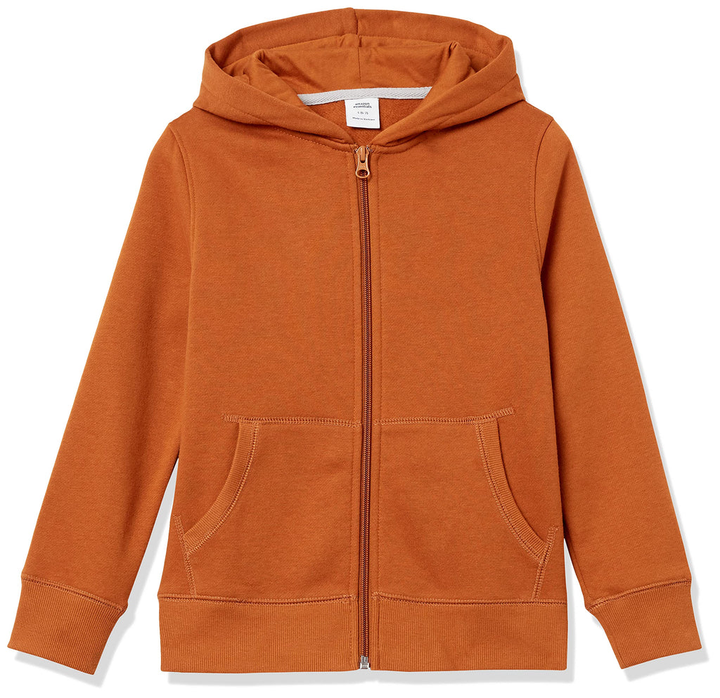 Amazon Essentials Boys and Toddlers' Soft Fleece Zip-Up Hoodie Sweatshirt
