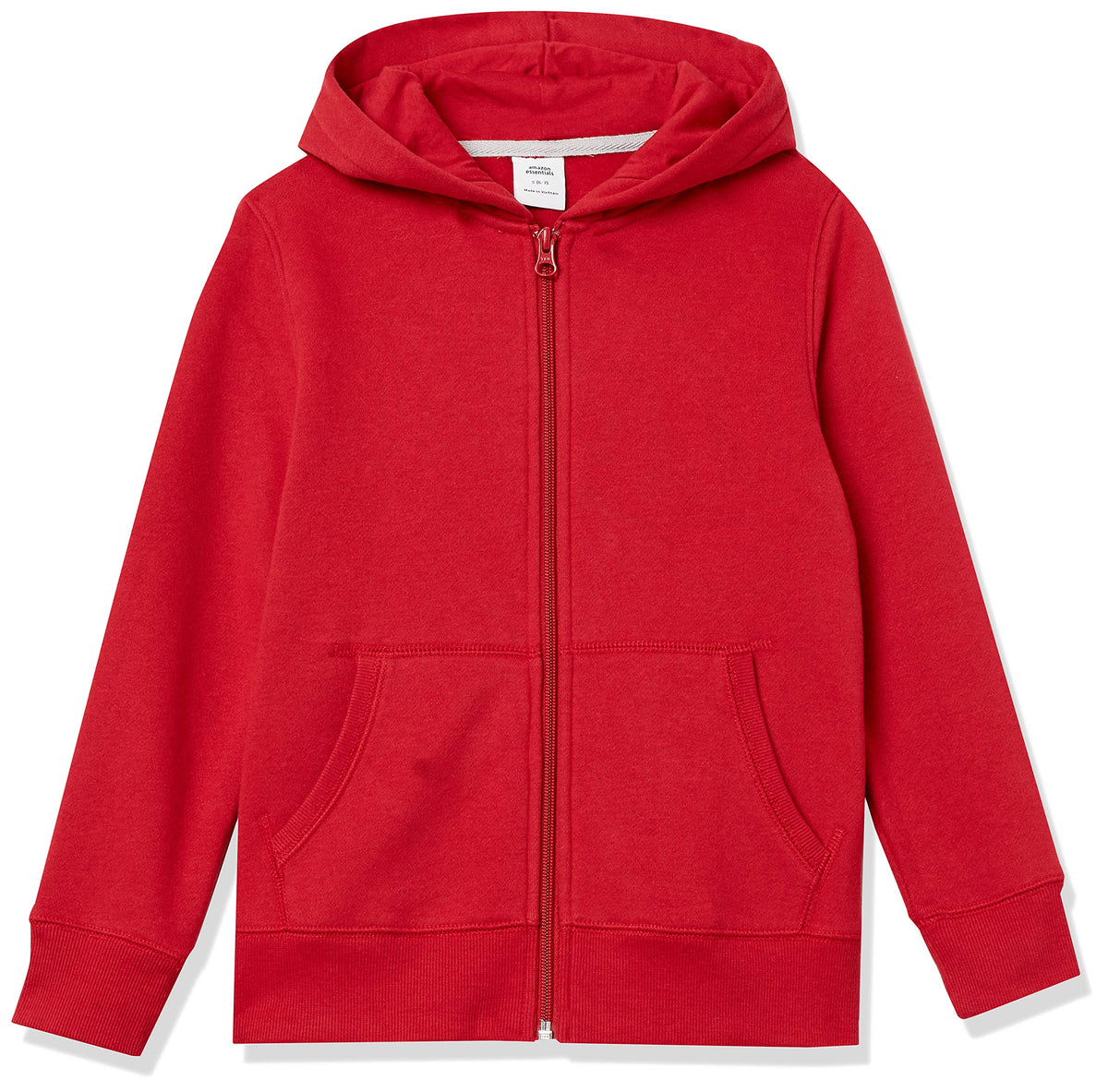 Amazon Essentials Boys and Toddlers' Soft Fleece Zip-Up Hoodie Sweatshirt